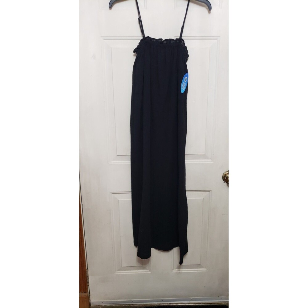 Wave Zone Black Long Bathing Suit Cover Up Size S/M nwt
